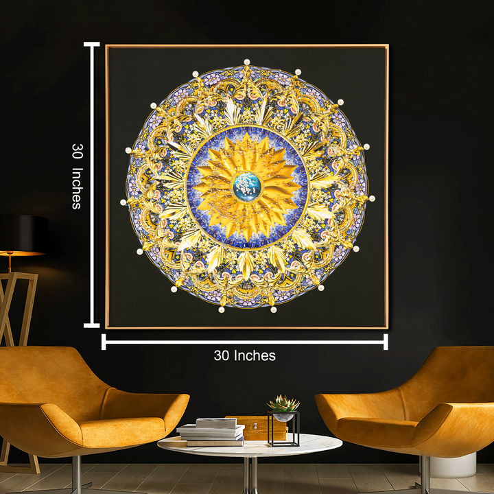 A Tapestry of Dreams Crystal Glass Modern Art Paintings