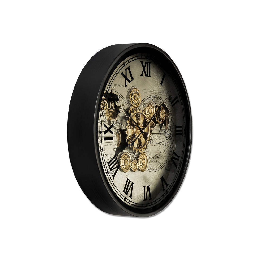 Moment Maker Luxury Designer Wall Clock With Moving Gear Mechanism Buy Wall Clock Online - Big (Steel Body)