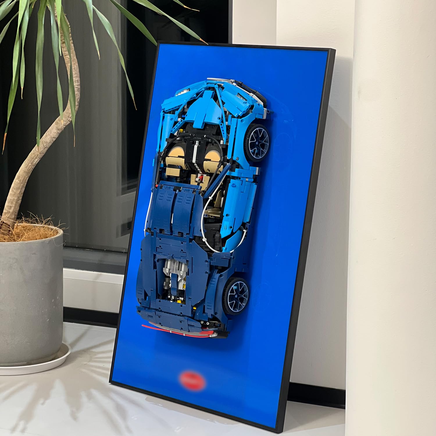 LEGO Technic Bugatti Chiron 42083 Car Model Display Wall Shelf for Lego (car included)