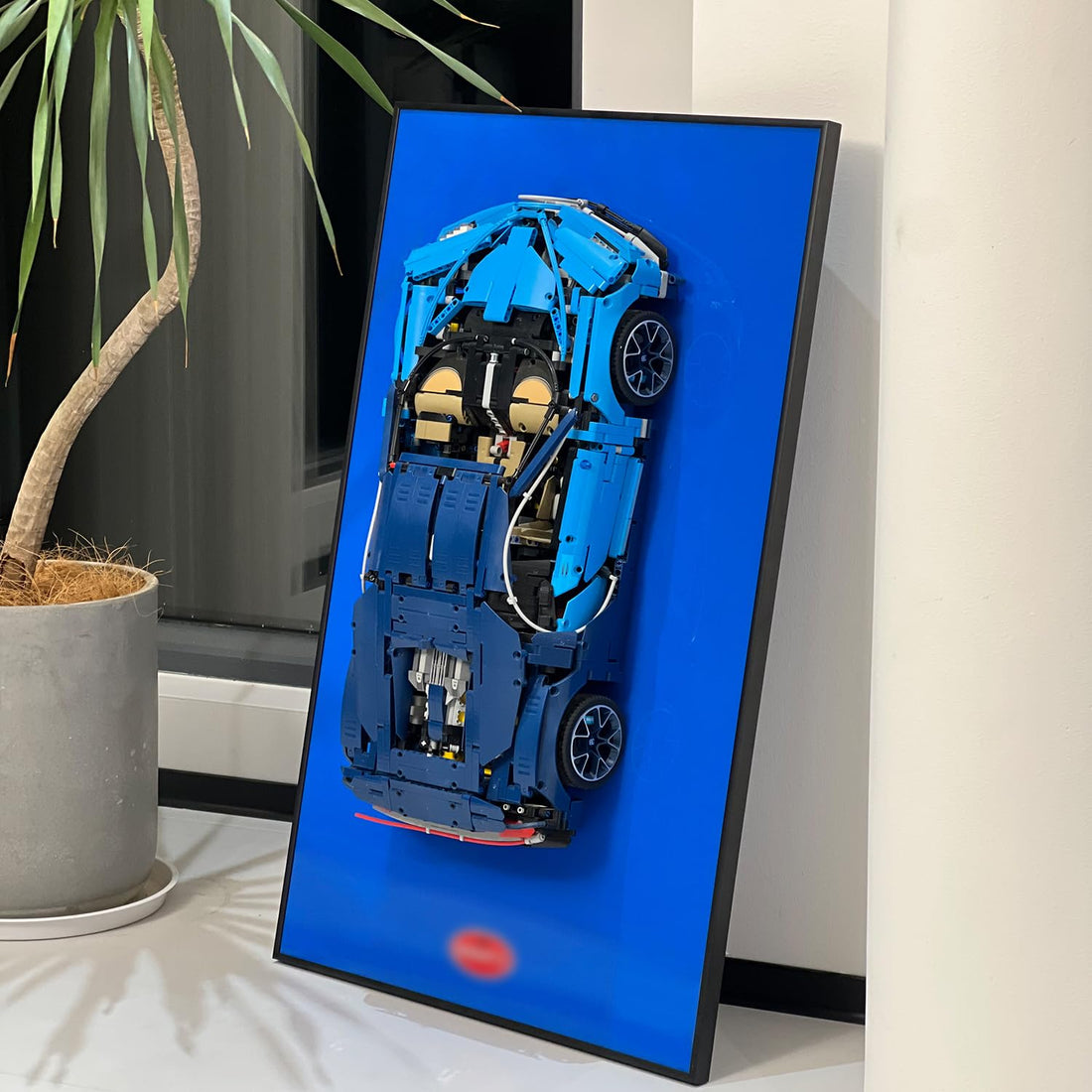 LEGO Technic Bugatti Chiron 42083 Car Model Display Wall Shelf for Lego (car included)