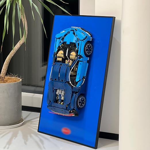 LEGO Technic Bugatti Chiron 42083 Car Model Display Wall Shelf for Lego (car included)