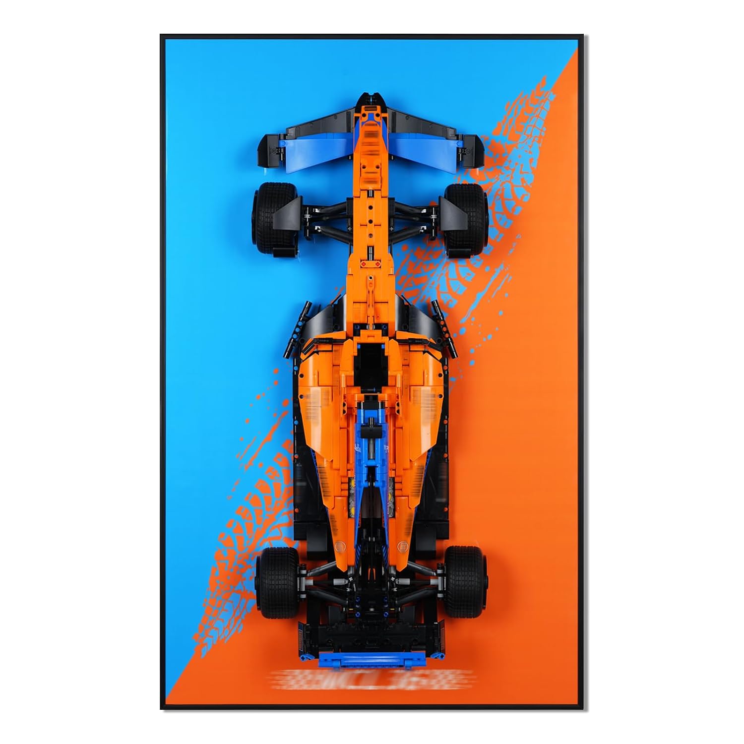 Lego McLaren Formula 1 Race Car, Wall Mount F1 Model Kit (Car Included)