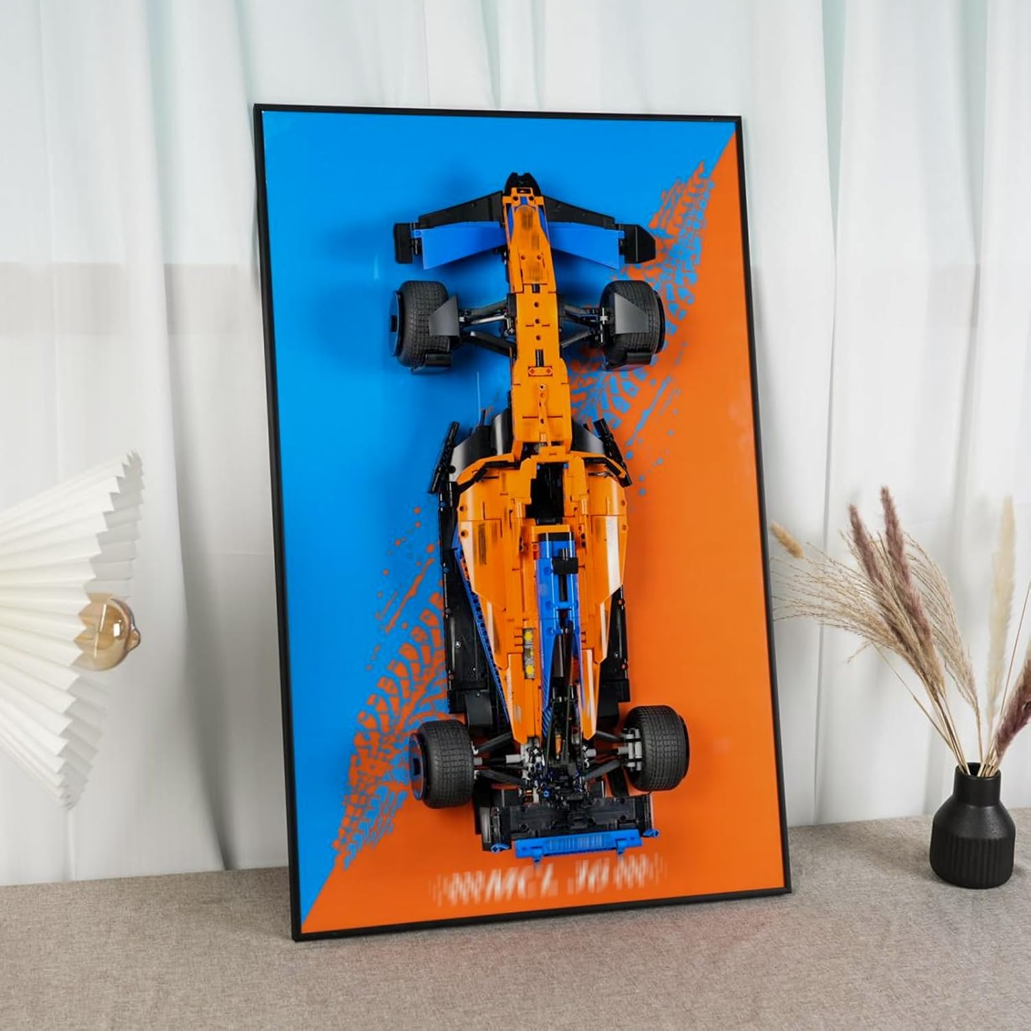 Lego McLaren Formula 1 Race Car, Wall Mount F1 Model Kit (Car Included)