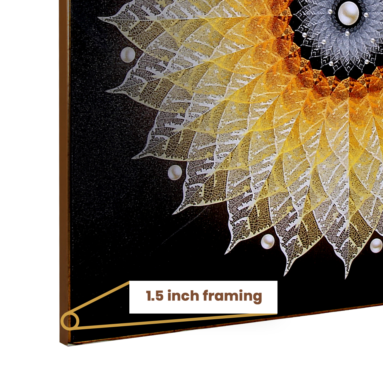 The Solar Prism Framed Canvas Print