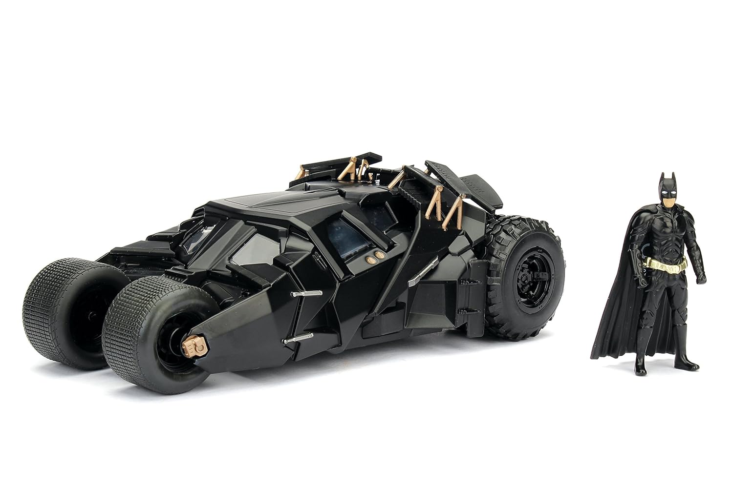 Jada Metal Batmobile with Batman Dc Figure, Pack of 1