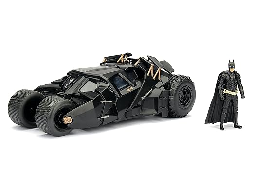 Jada Metal Batmobile with Batman Dc Figure, Pack of 1