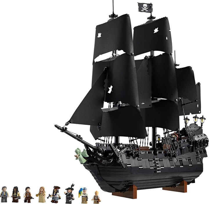 LEGO Captain Jack Sparrow’s Pirate Ship Model With Premium Wood Frame