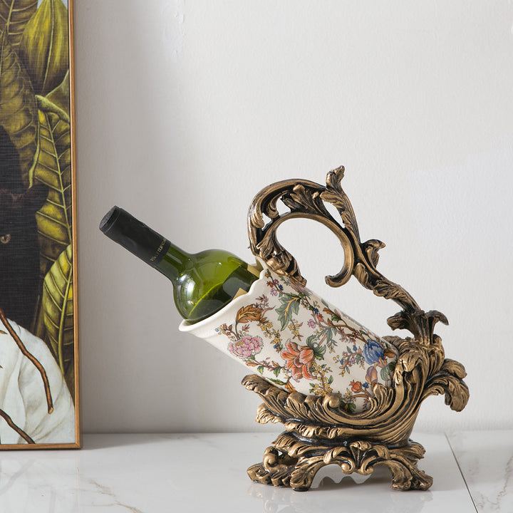 Vintage Vignette Wine Bottle Holder & Item for Home Decoration