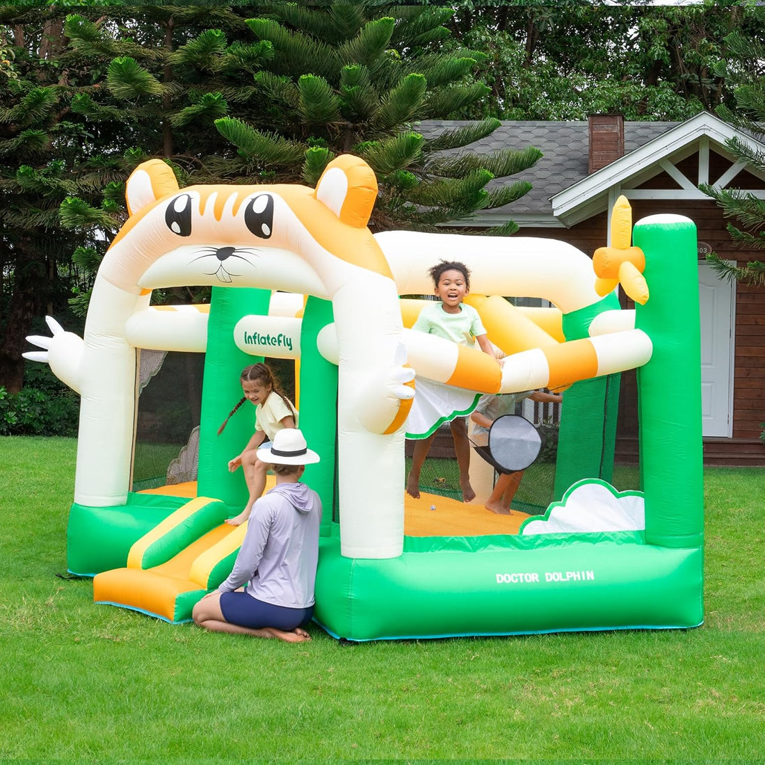 Inflatable Bounce House for Kids with Blower