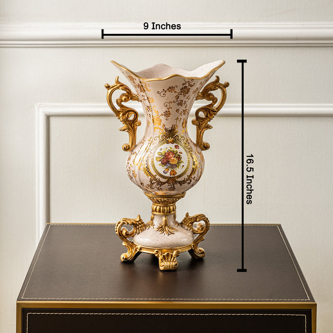 Floral Crown Decorative Vase  & Showpiece & Items for Room Decoration