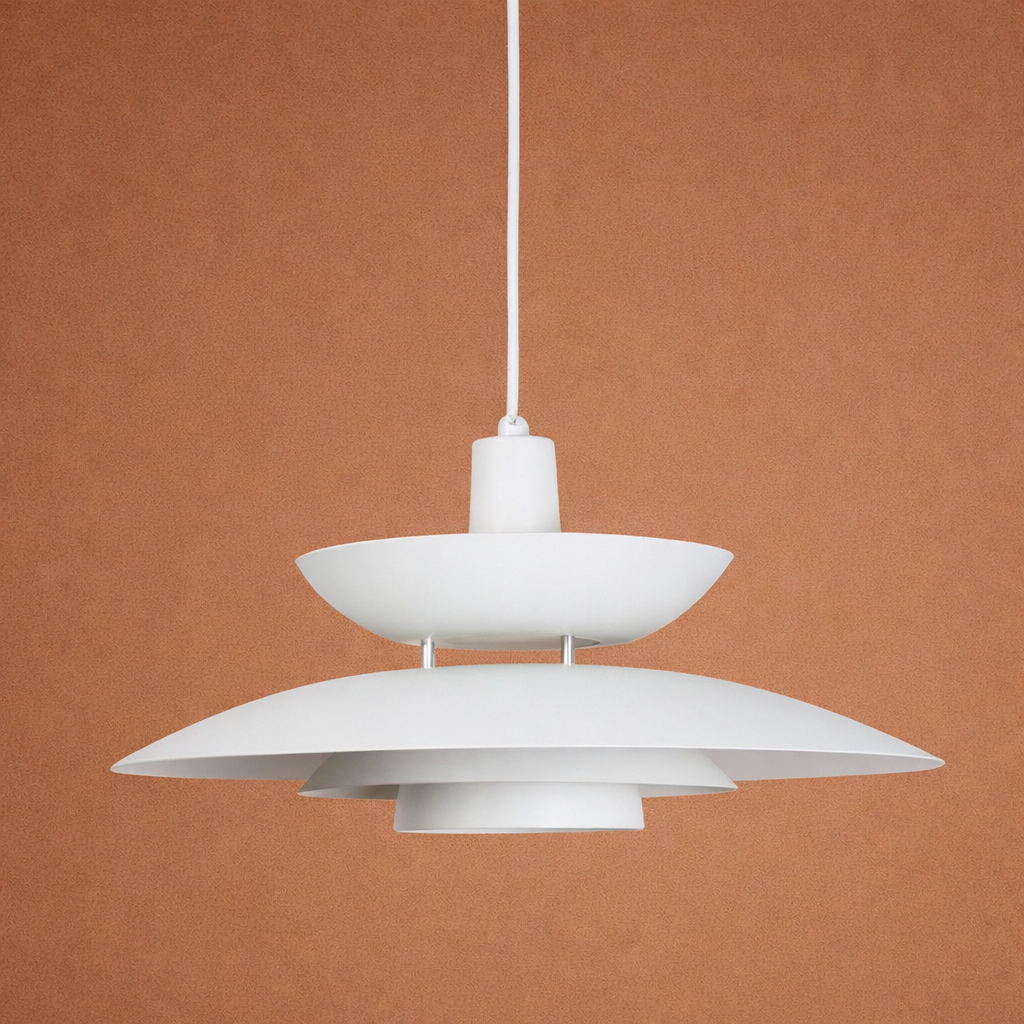 Floating Shade UFO Ceiling Light For Home - White