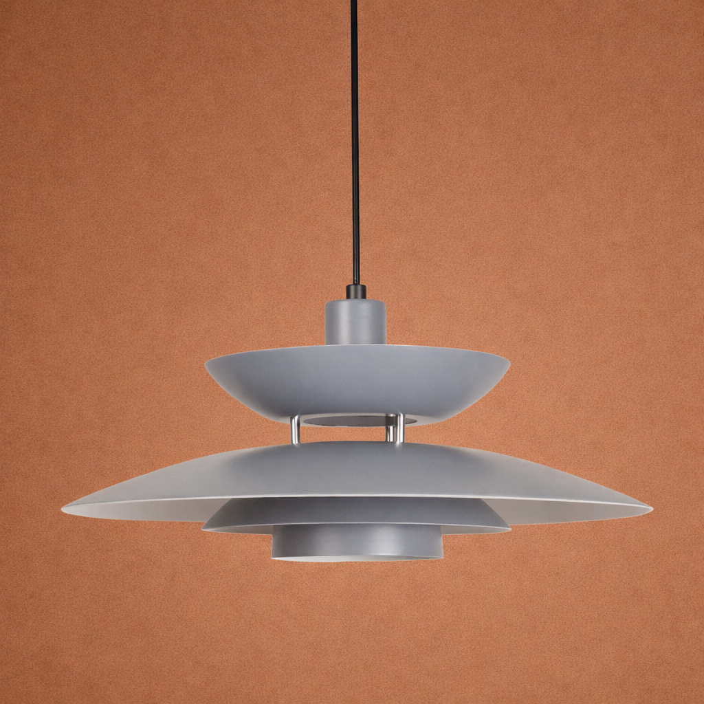 Floating Shade UFO Ceiling Light For Home - Grey