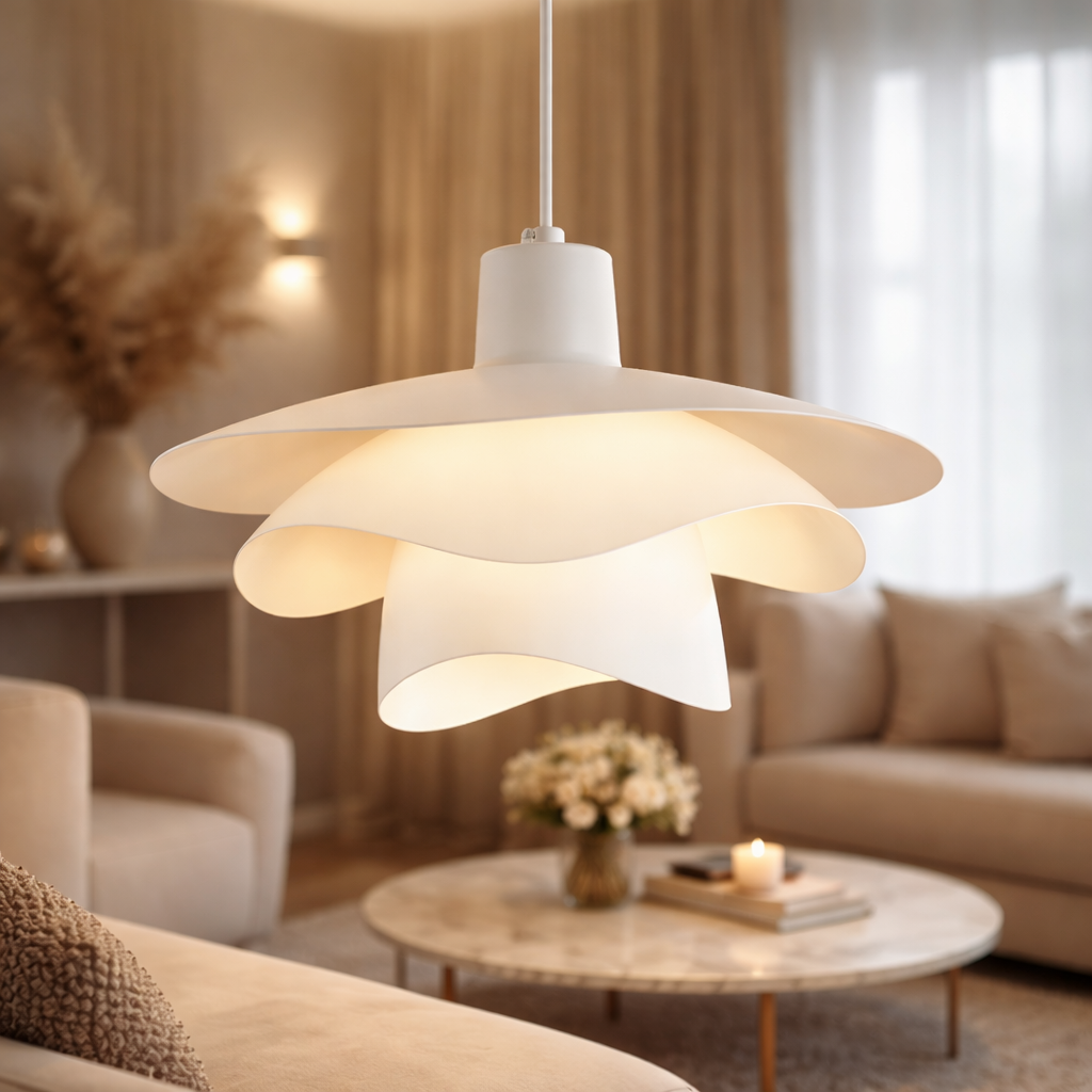 Nest UFO Pendant Light For Home & Item for Home Decoration - White