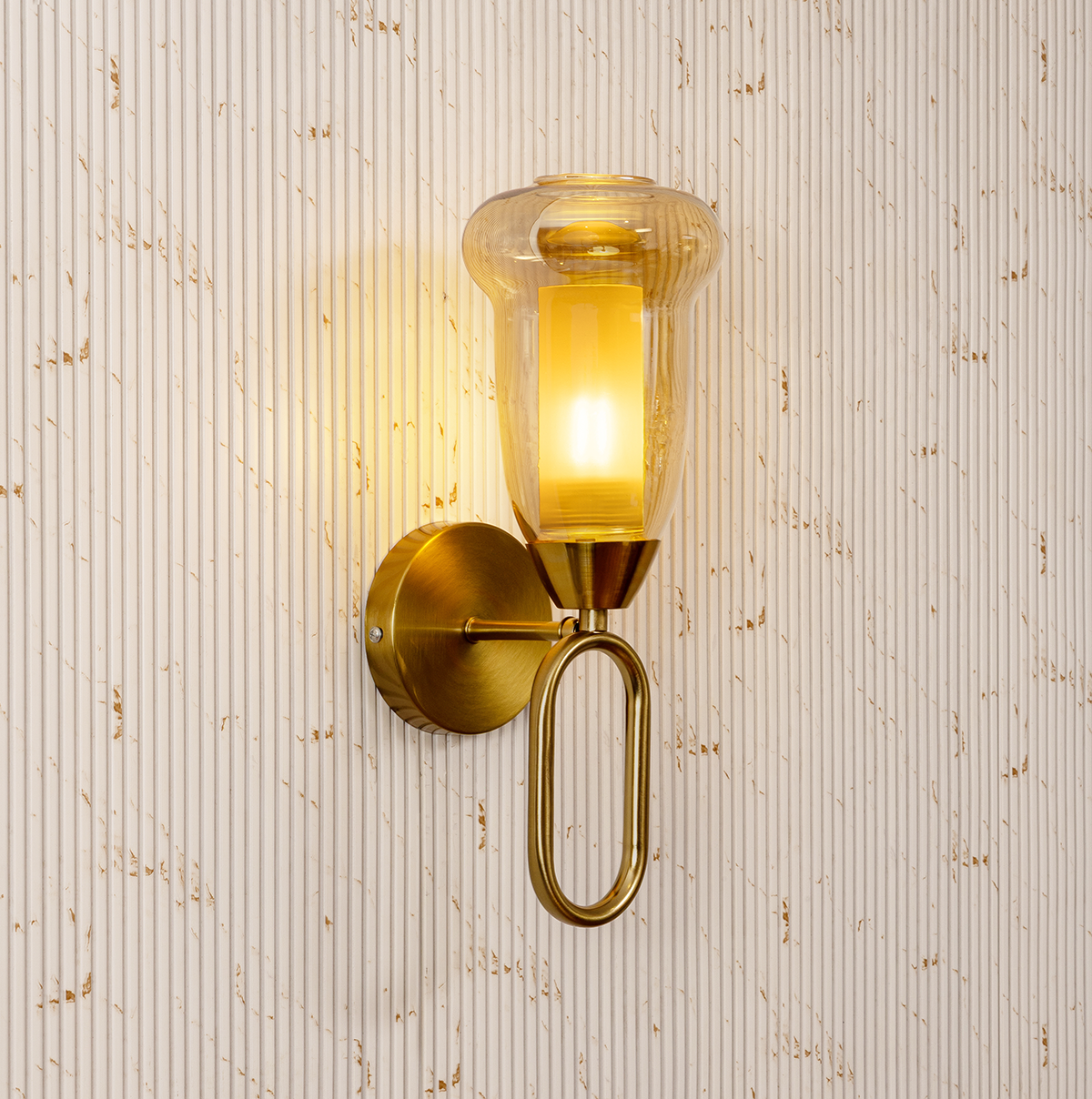 The Veloura Wall Lamp for Home & Item for Wall Decoration - Single Sconce