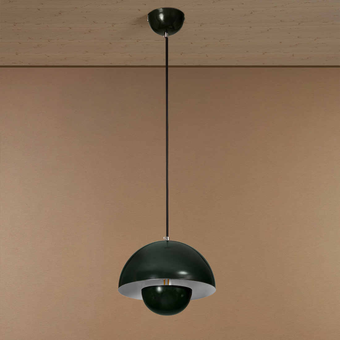 Vibe Dome Pendant Light For Home & Item for Home Decoration - Green