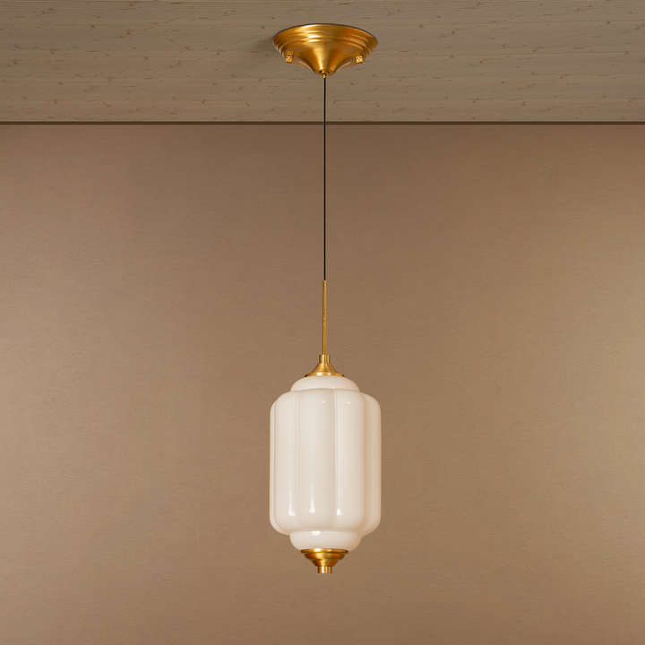 Ivory Pumpkin Pendant Light For Home