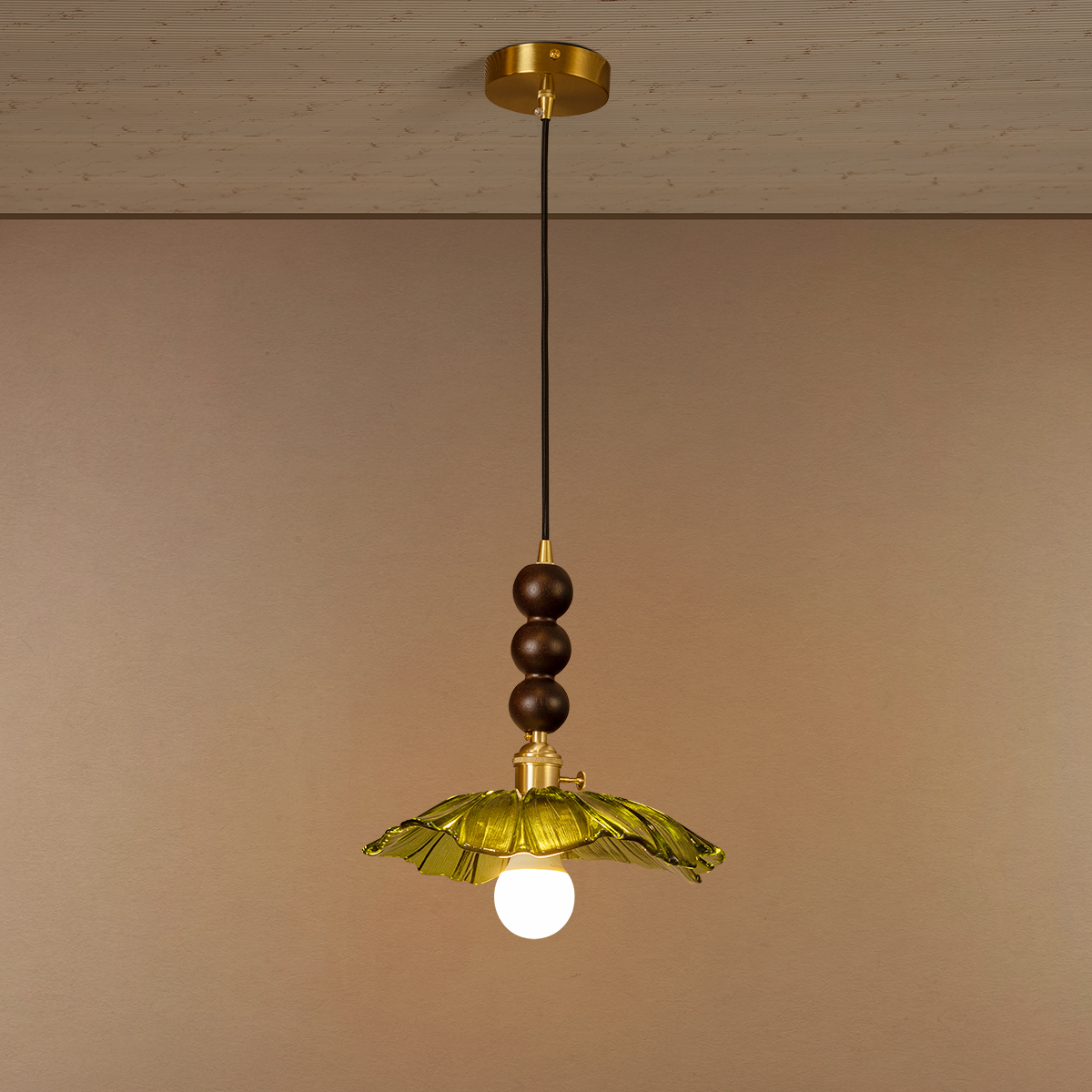 Verdant Glow Pendant Light For Living Room