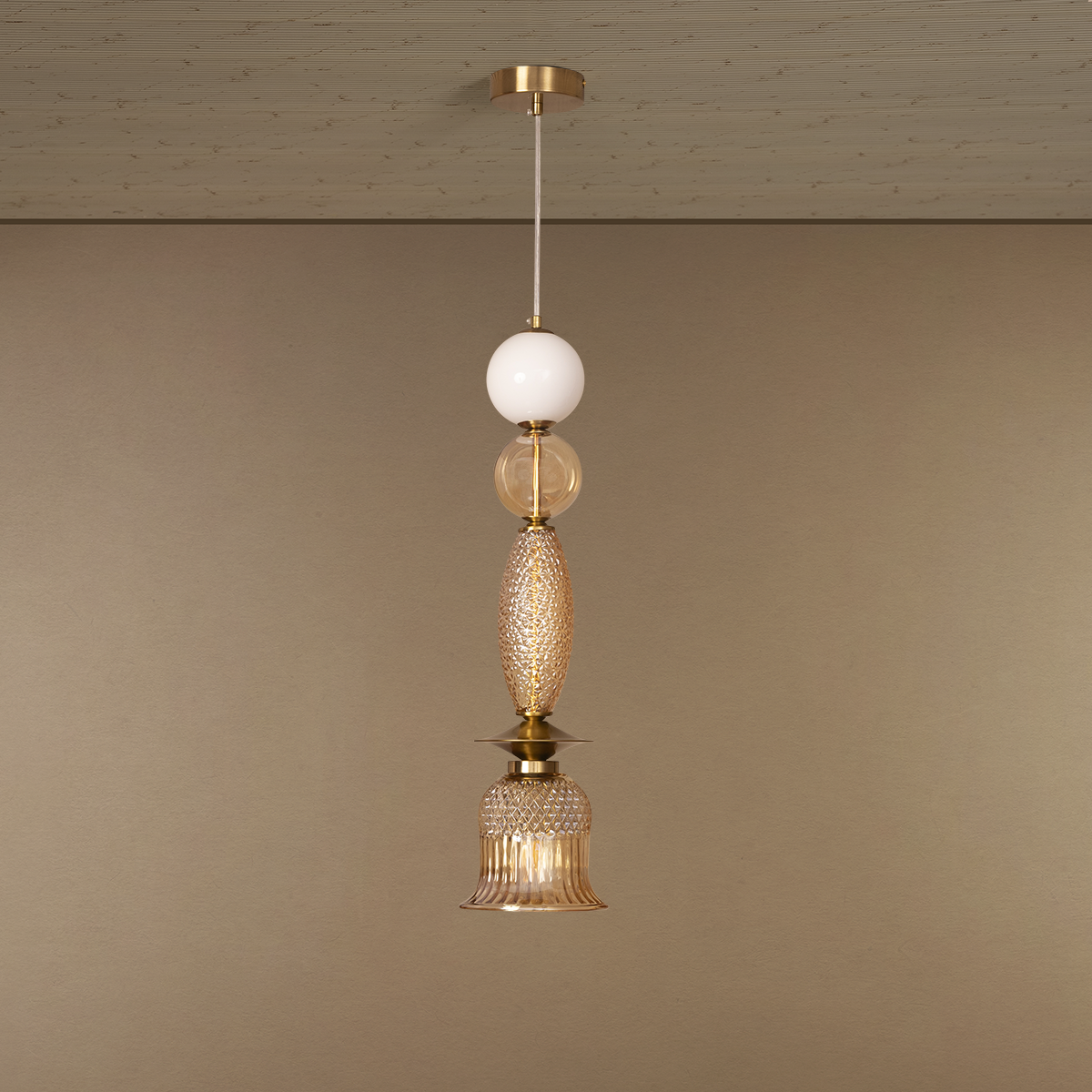 The Golden Rays Pendent Light for Living Room & Item for Home Decoration