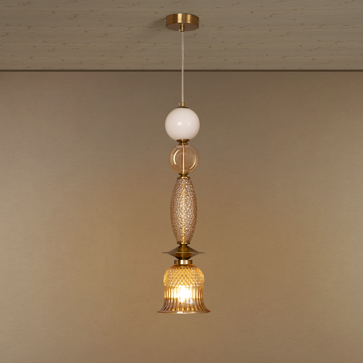 The Golden Rays Pendent Light for Living Room & Item for Home Decoration