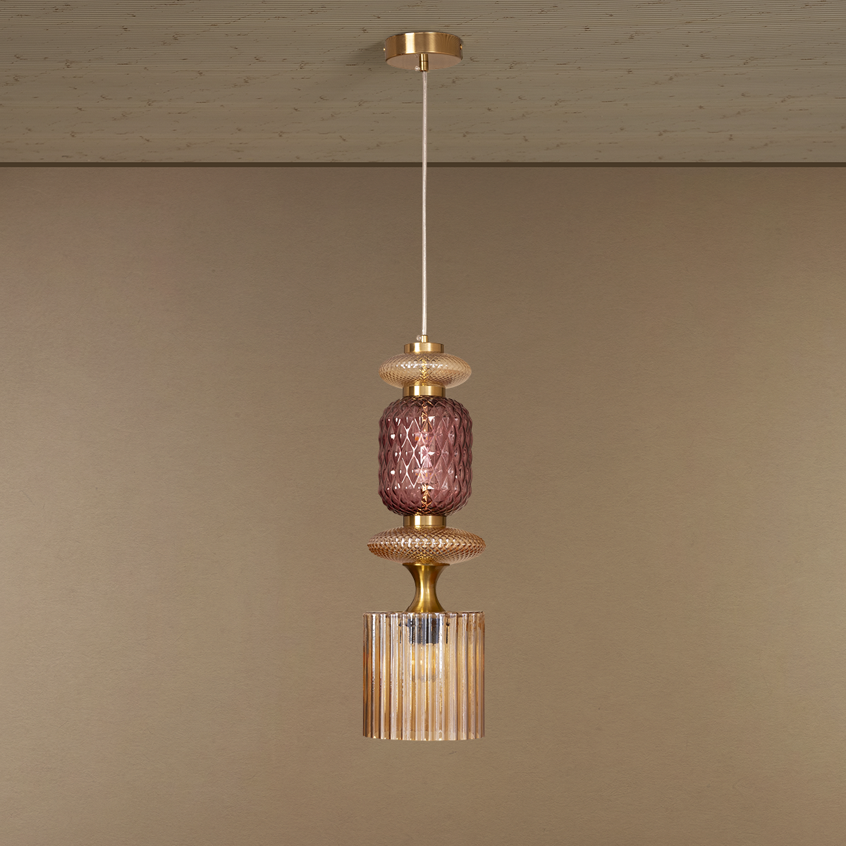 Velvet Glow Pendent Light for Living Room