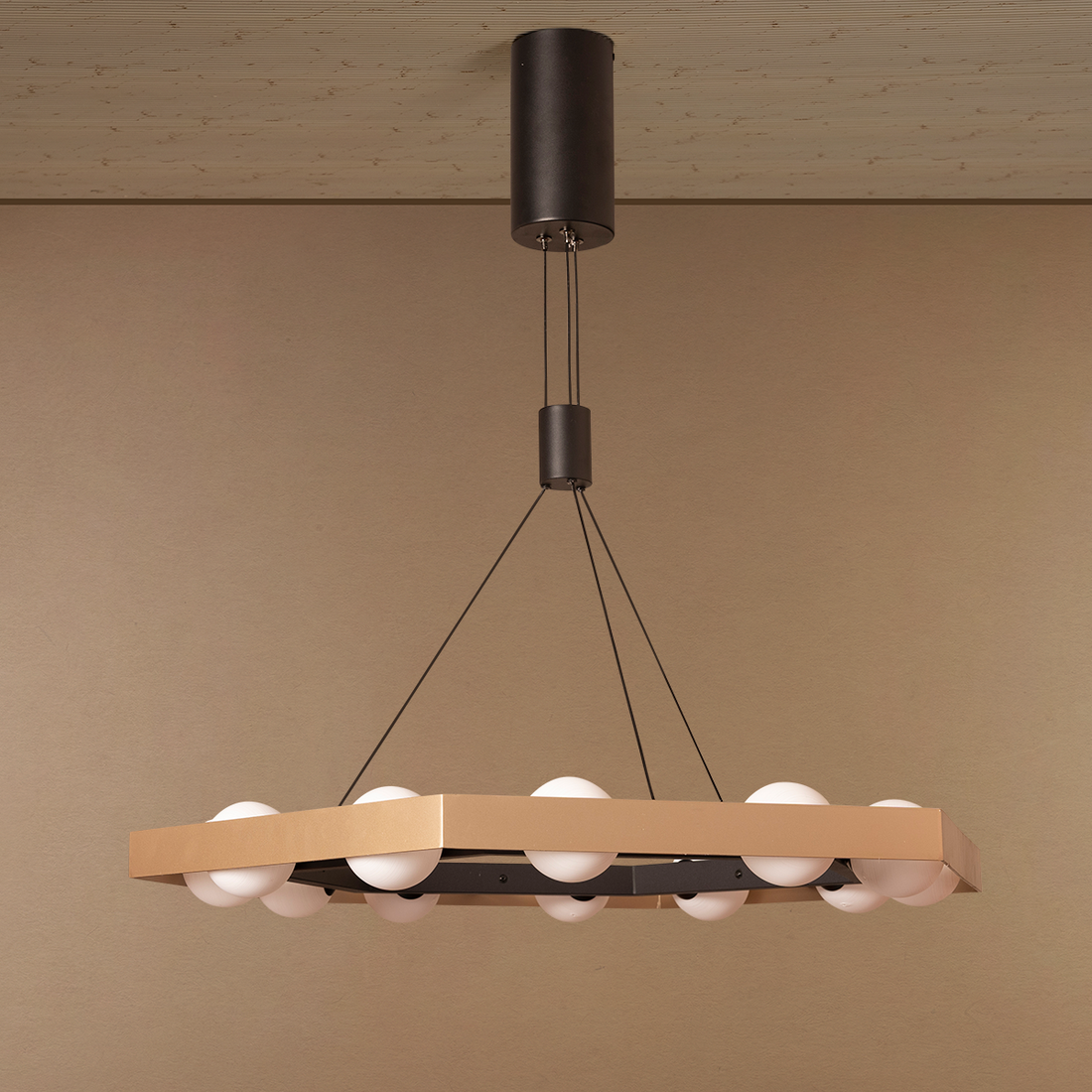 Golden Hour Glow Ceiling Light For Living Room