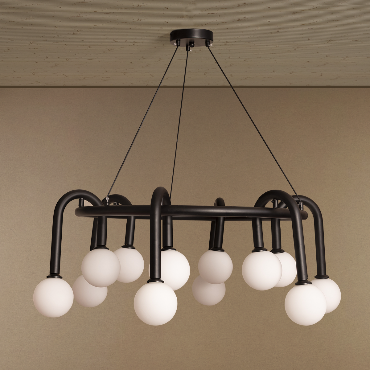 Arcadia Arch Chandelier Light For Living Room & Home Decoration Item