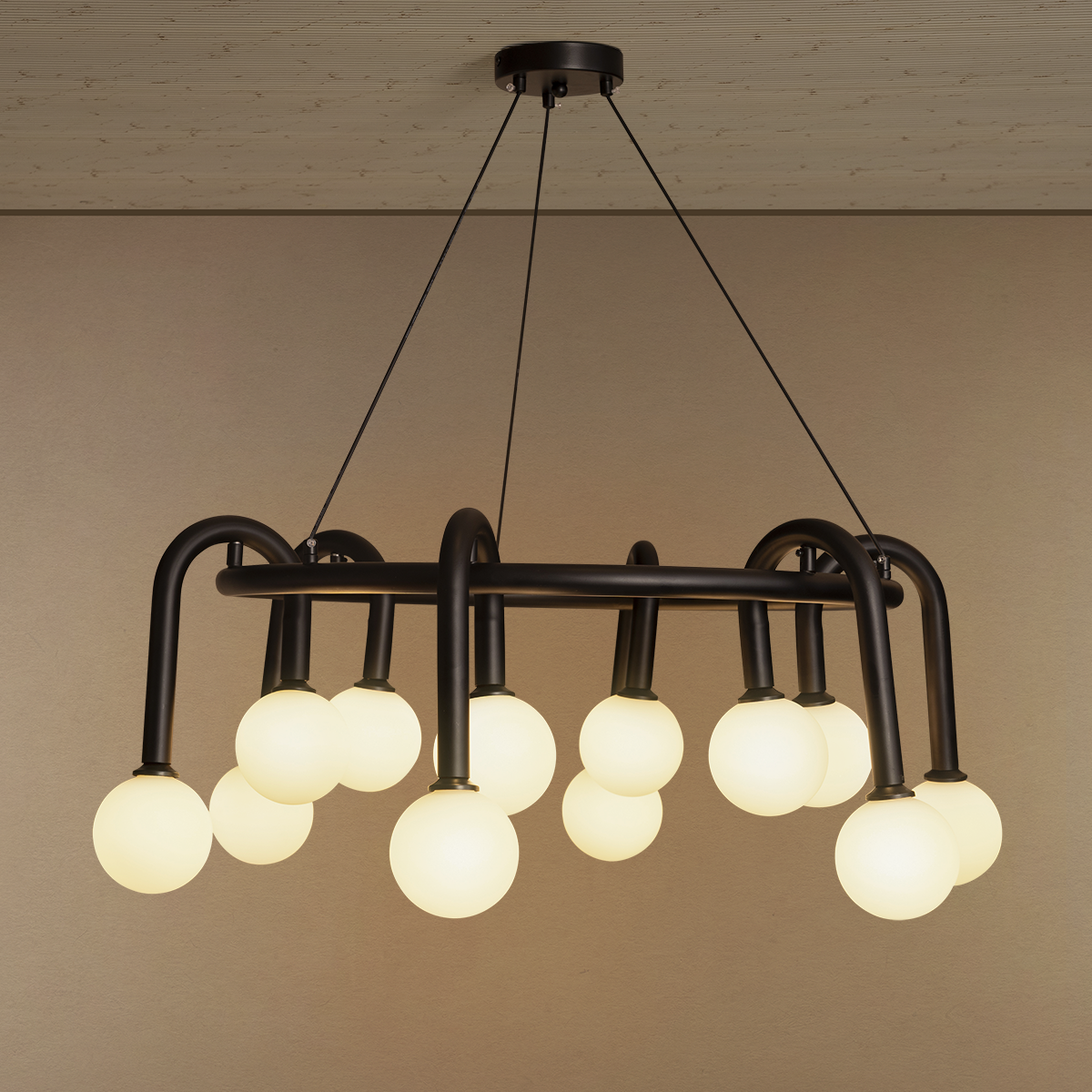Arcadia Arch Chandelier Light For Living Room & Home Decoration Item