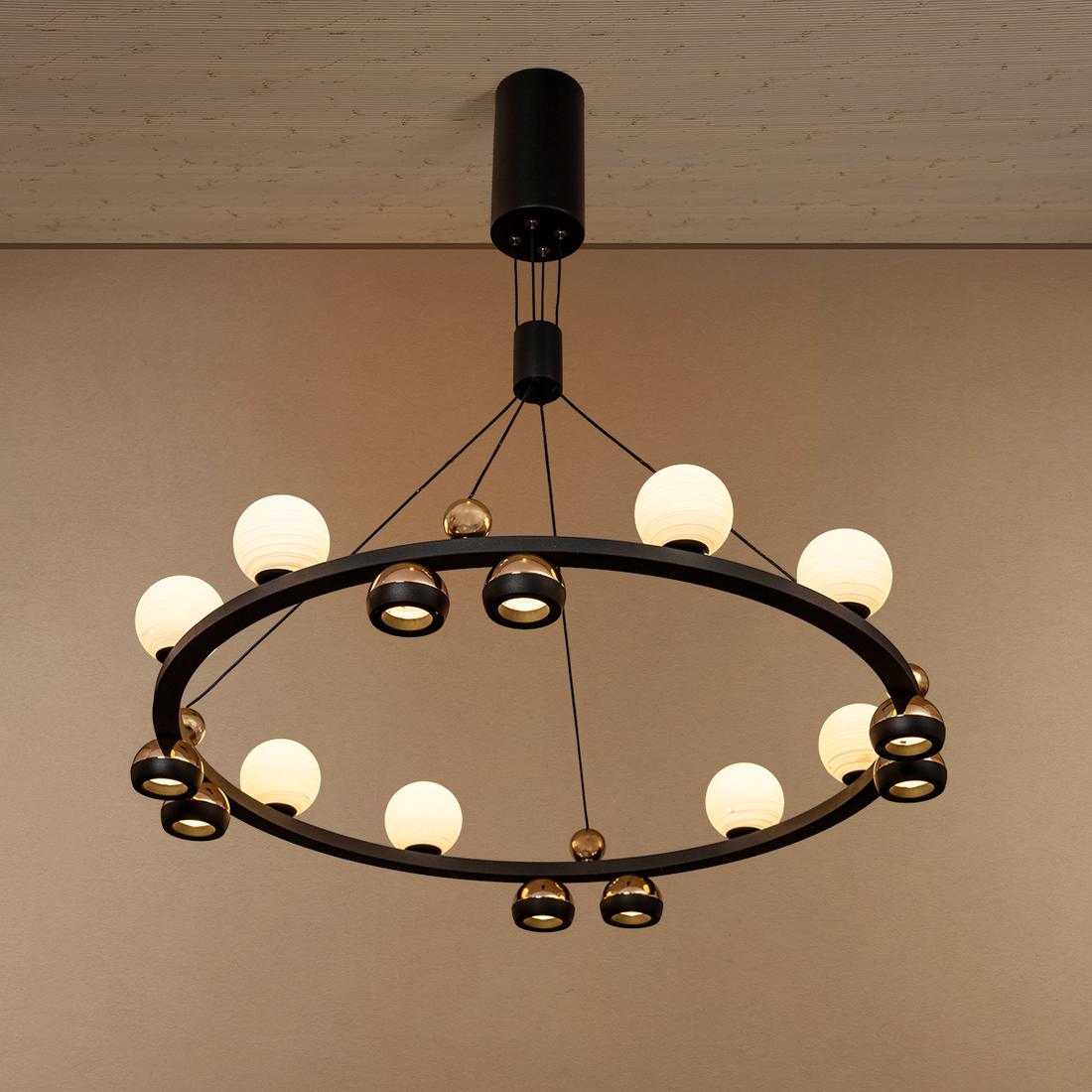 Moonlit Aura Glow Ceiling Light For Living Room