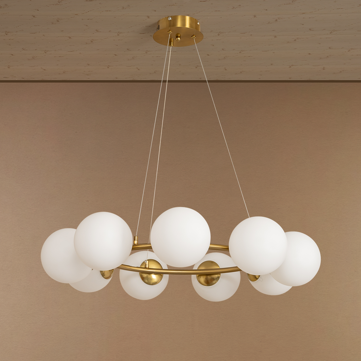 Solar Orchid Chandelier Light For Living Home