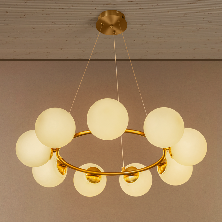 Solar Orchid Chandelier Light For Living Home