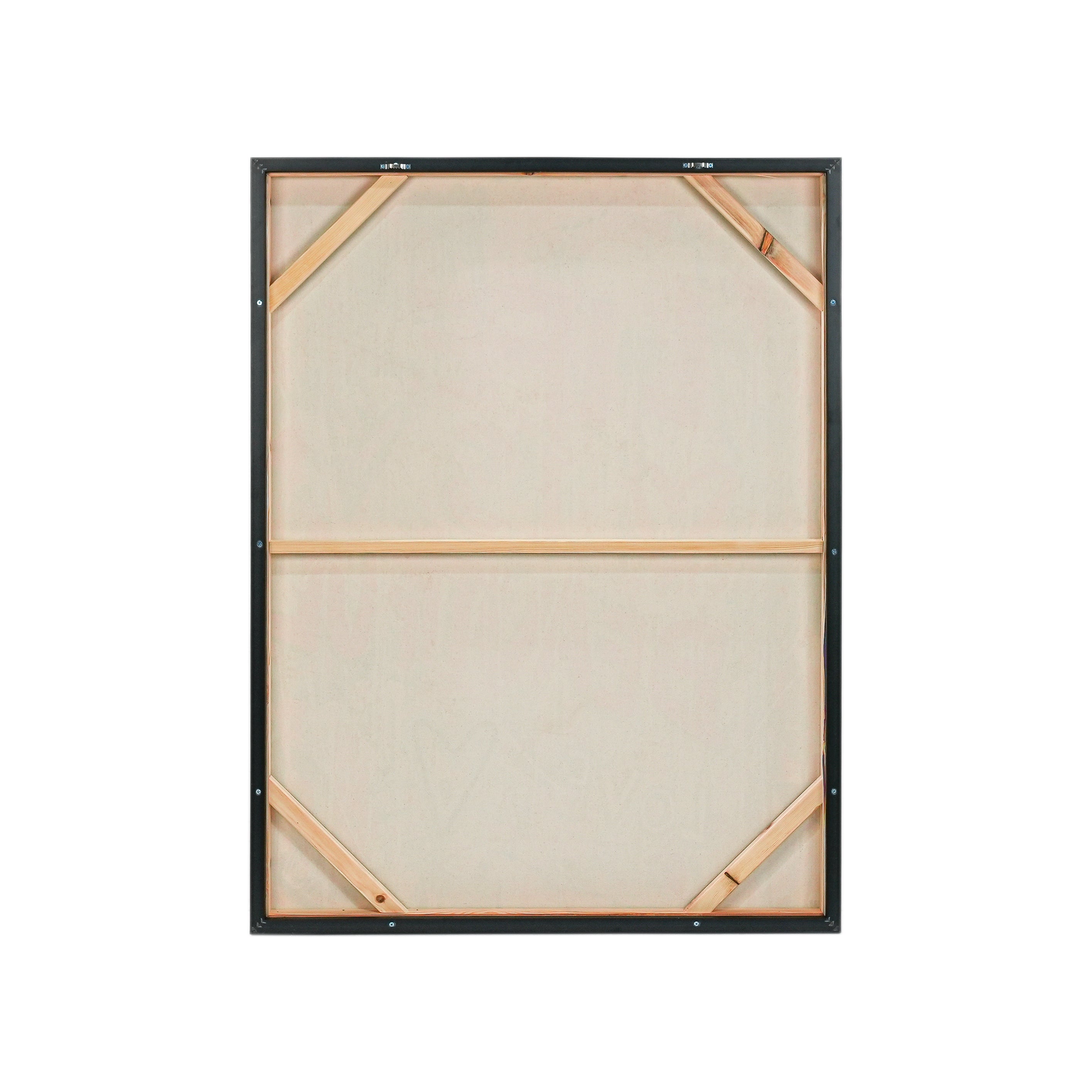 Life Is Beautiful 100% Hand Painted Wall Painting by Mercedes Lagunas (With Outer Floater Frame frame) (35.5 x 47 Inches )