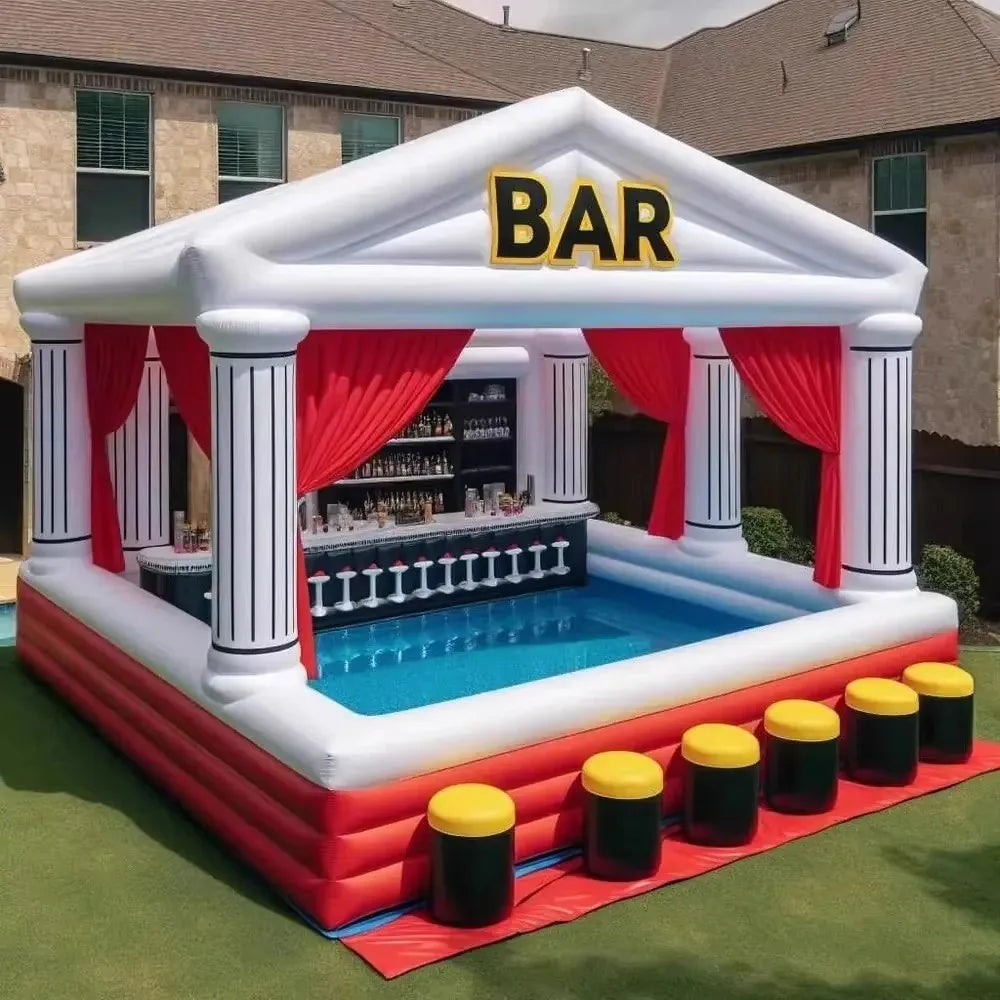 Giant New Portable Inflatable Sofa Pool Party Bar Tent air pump included