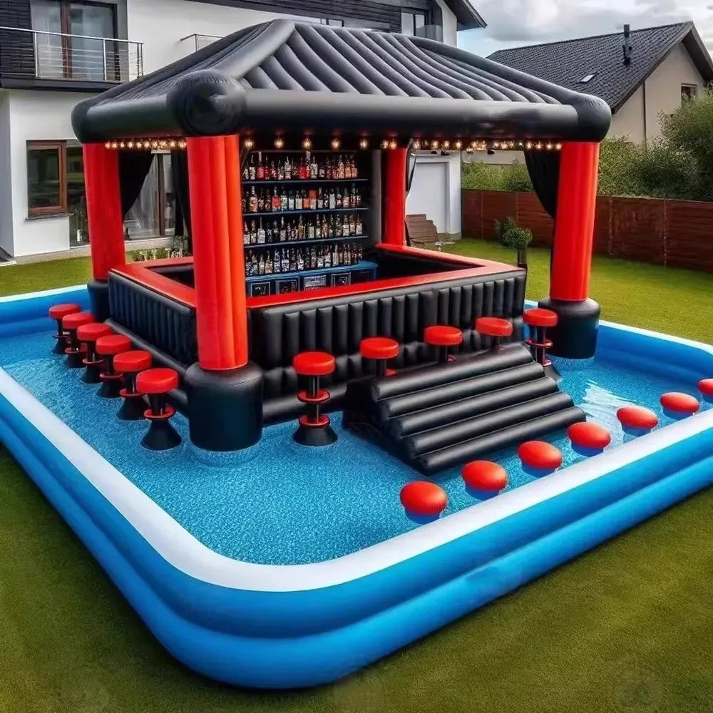 Giant New Portable Inflatable Sofa Pool Party Bar Tent air pump included