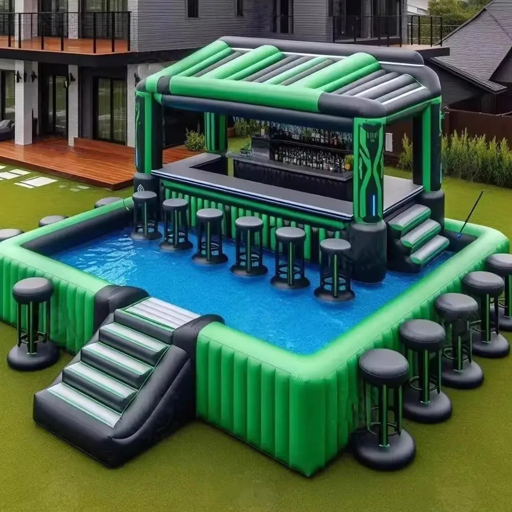 Giant New Portable Inflatable Sofa Pool Party Bar Tent air pump included