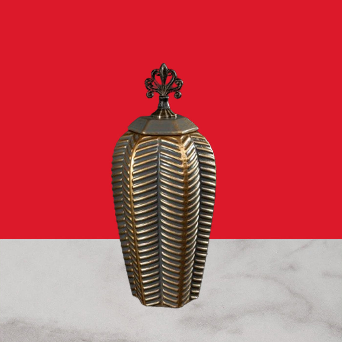 Opulent Oasis Decorative Vase and Showpiece - Medium