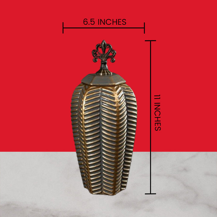 Opulent Oasis Decorative Vase and Showpiece - Medium