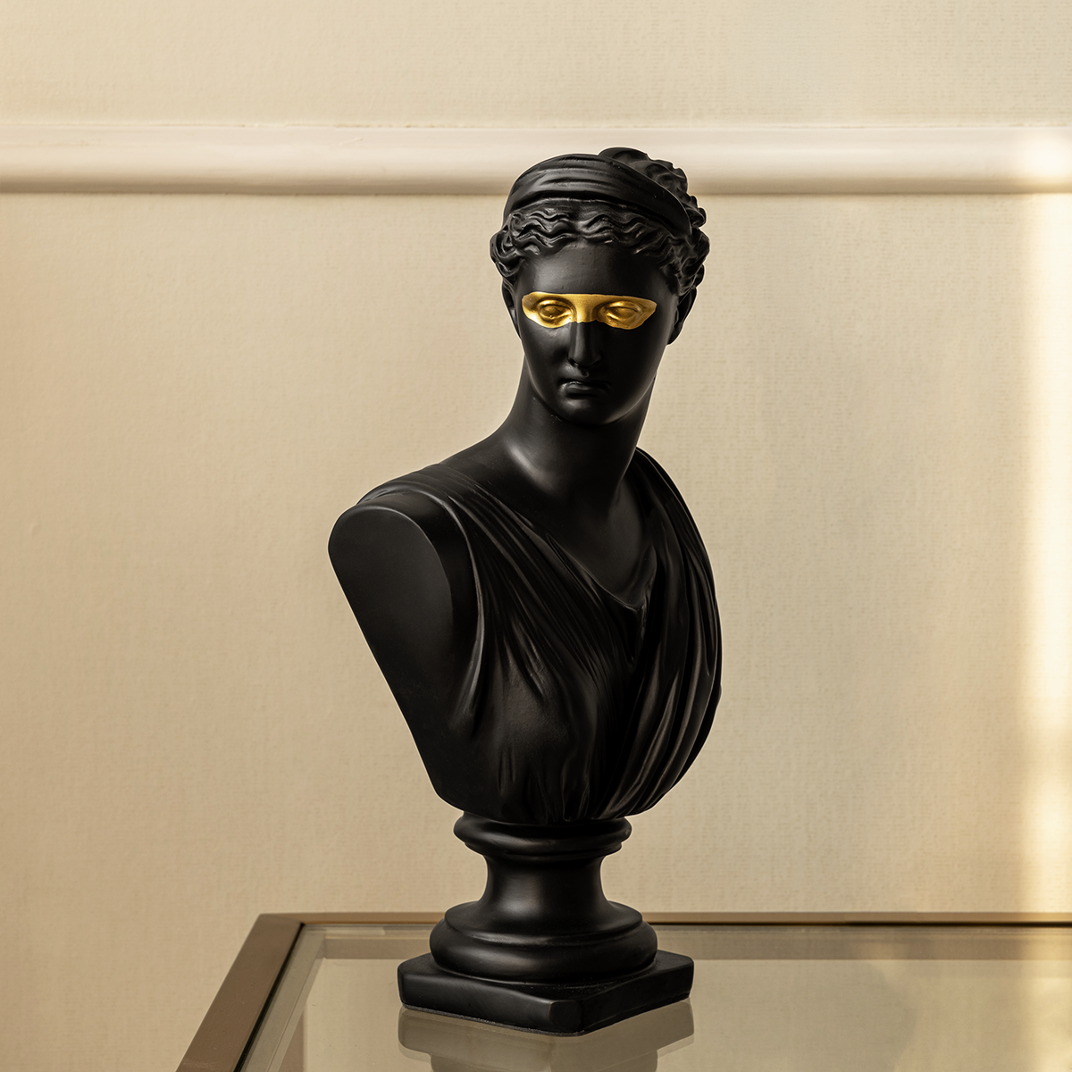 Grace of Olympus Home Decorative showpiece & Items for Room Decoration - Black