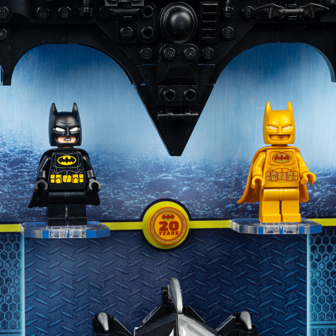 Limited Edition LEGO® Batman™ Logo & Cars With Wall Mounted Display Case