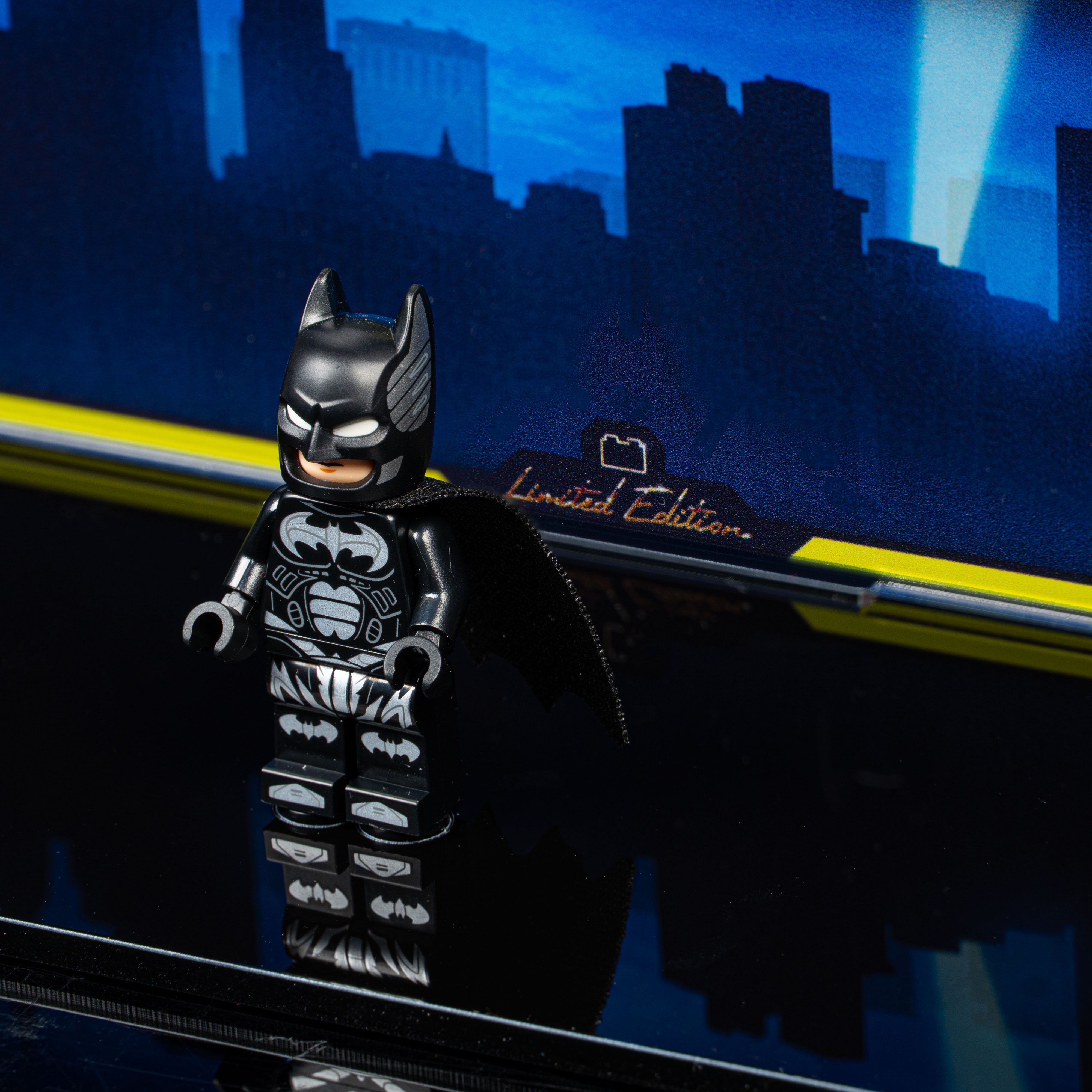 Limited Edition LEGO® Batman™ Logo & Cars With Wall Mounted Display Case