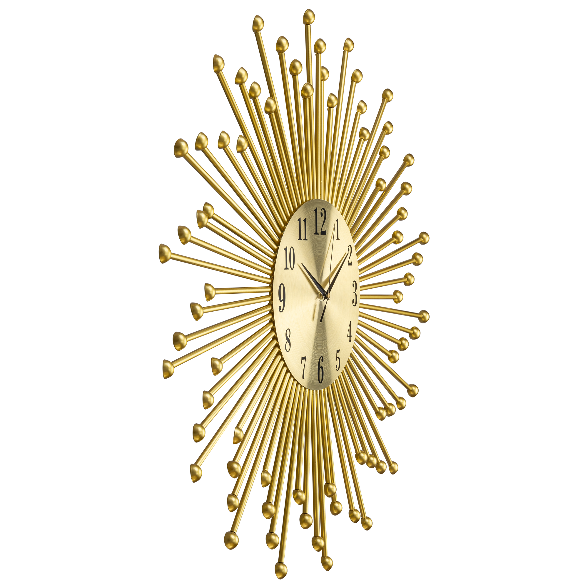 Shining Sun Metal Art Wall Clocks for the Home Buy Wall Clock Online