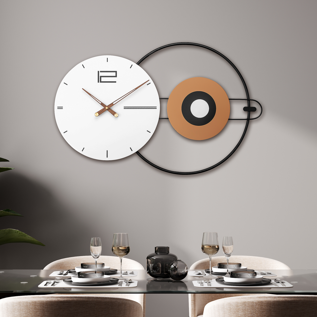 Lustrous Legacy Metal Wall Clock Panel Buy Wall Clock Online