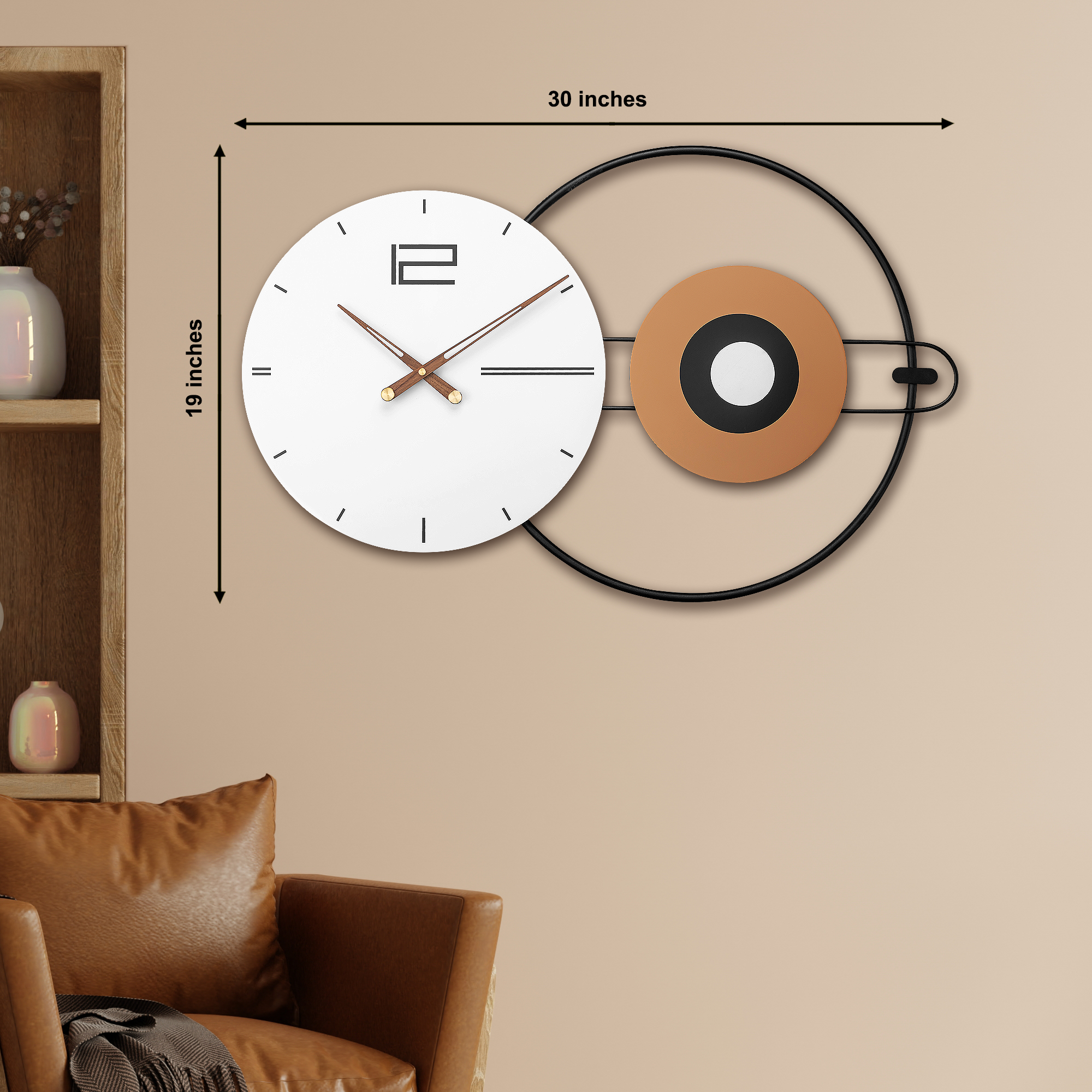Lustrous Legacy Metal Wall Clock Panel Buy Wall Clock Online