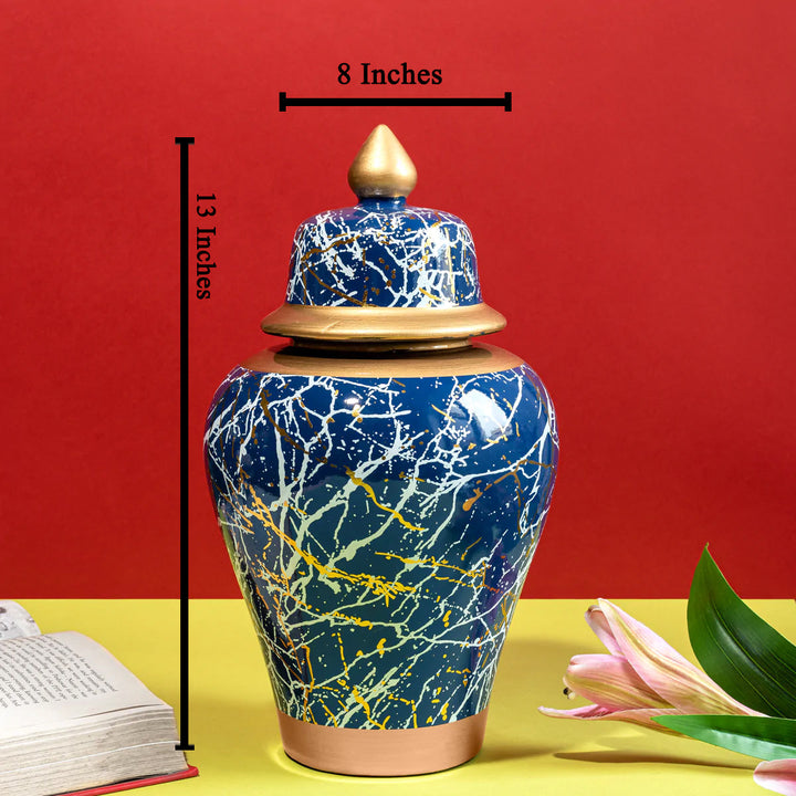 Morning Sky Decorative Ceramic Vase And Showpiece - Medium