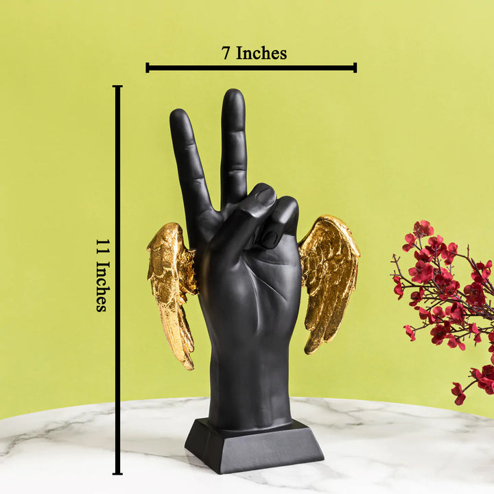 Peace and Joy Forever Scultpture Decorative Showpiece