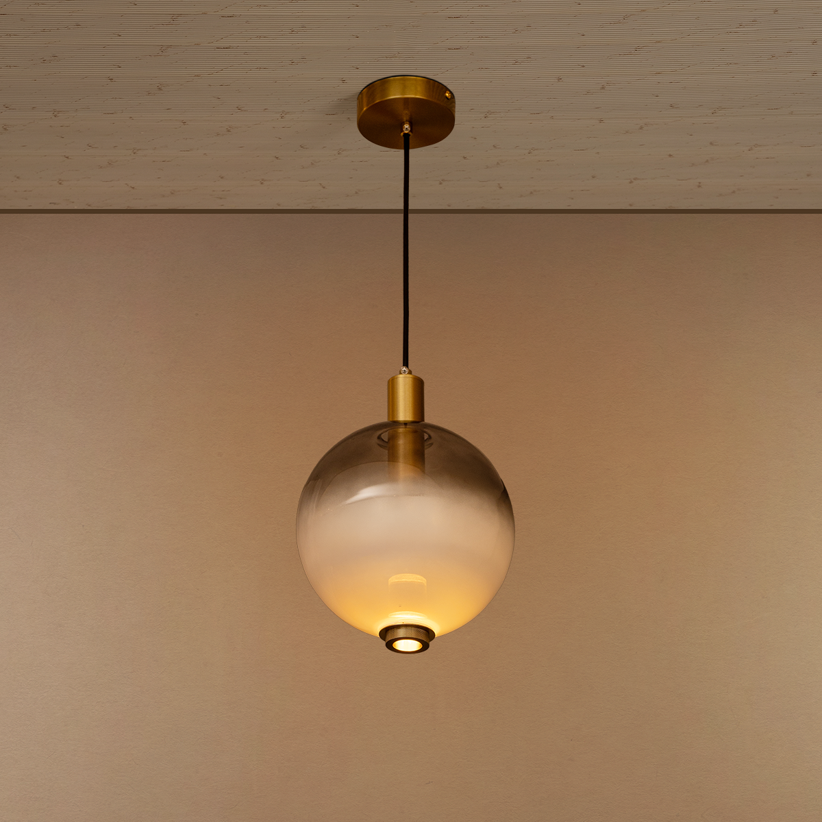 Orbis Luxe Ceiling Light For Home & Home Decoration Item - Somke Grey
