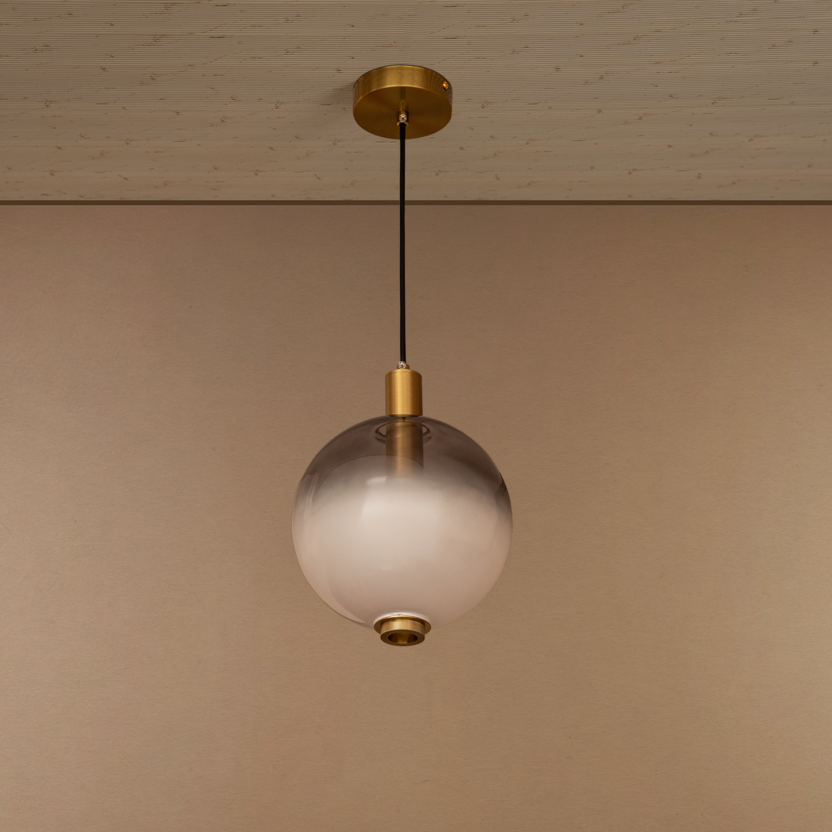 Orbis Luxe Ceiling Light For Home & Home Decoration Item - Somke Grey