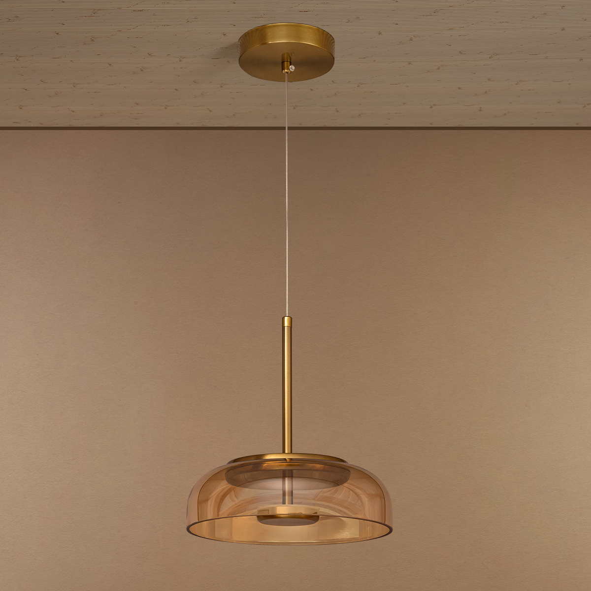 Lucent Amber Ceiling Light For Home & Home Decoration Item