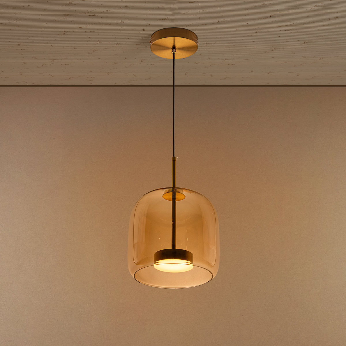 Solar Amber Ceiling Light For Home & Home Decoration Item