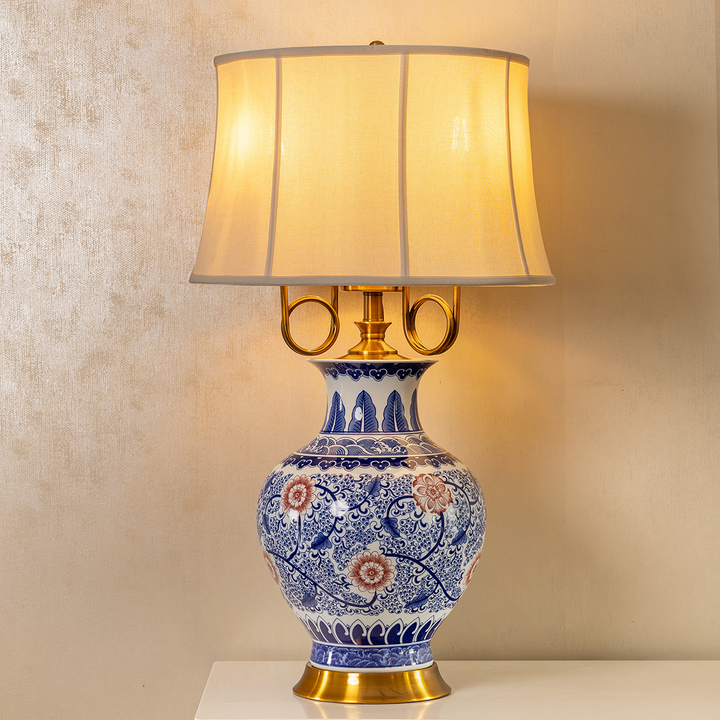 Oriental Bloom Radiance Decorative table lamp & Item for Home Decoration
