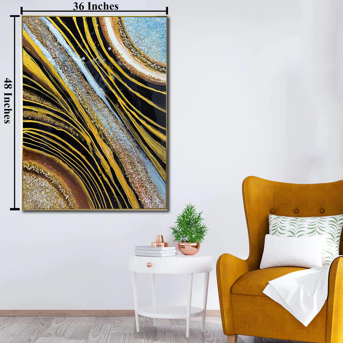Mystic Melange Resin Paintings Modern Art